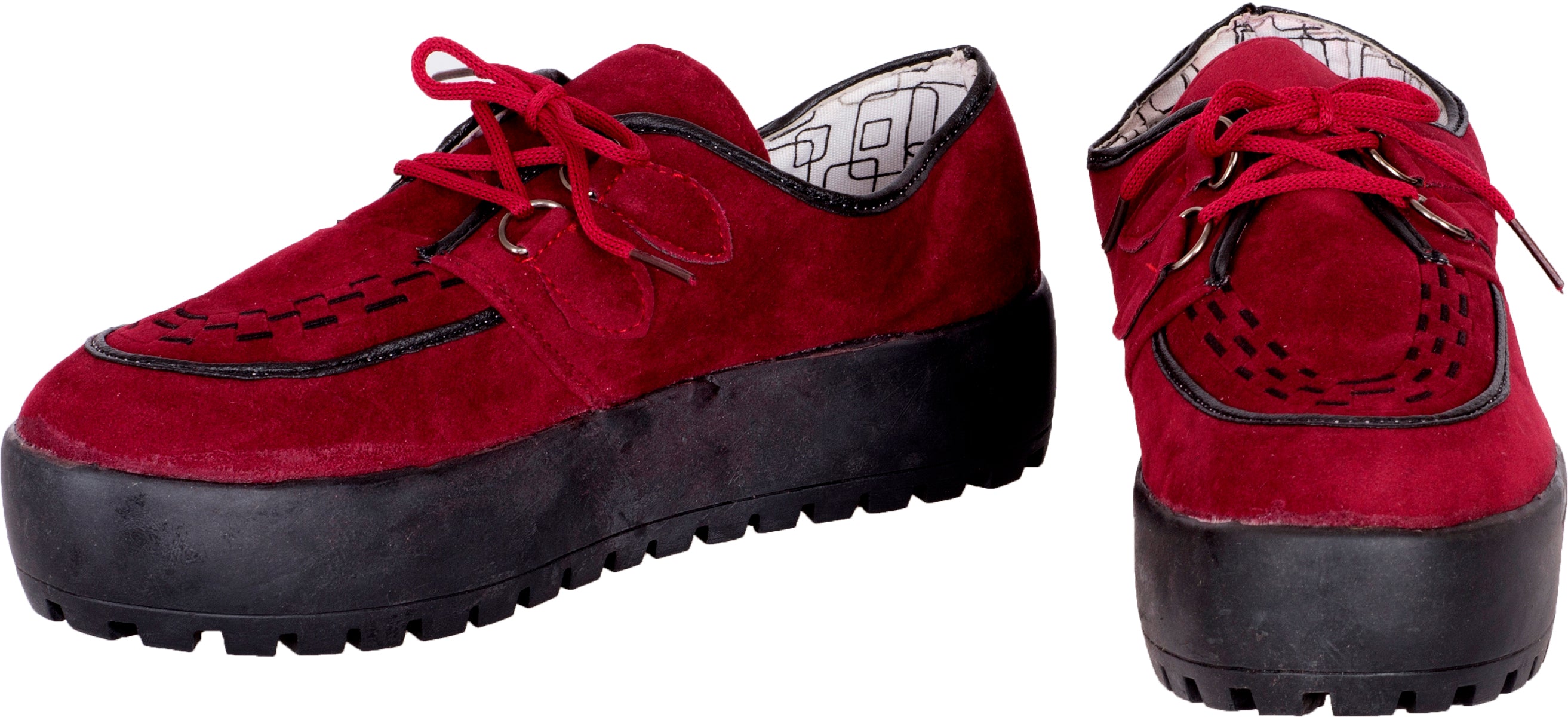 Vintage_FAUX_SUEDE_Creeper_Retro_PLATEAU_Halbschuhe_-_Maroon-4Vt8NLS8IBaovJ