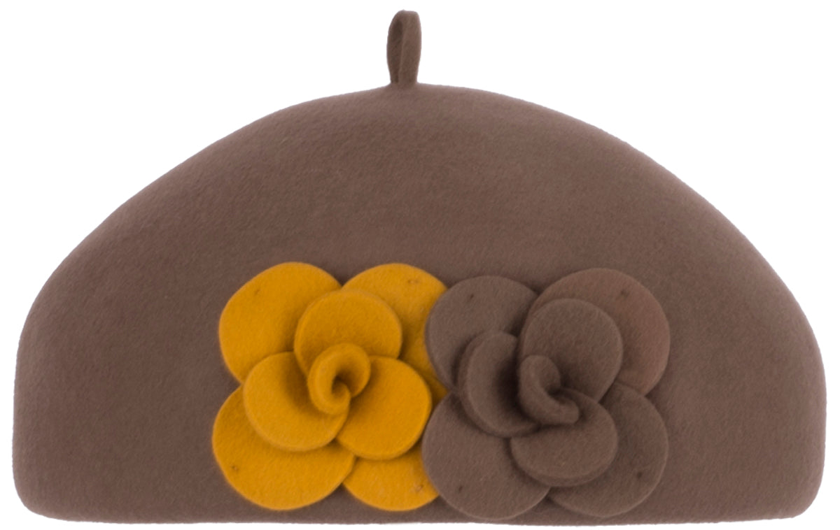 Vintage_FLOWERED_Wool_BERET_Retro_Classic_Hat_Blumen_BASKENMueTZE_-_Beige_killer_kirsche__2fSvHVHiQ0uRvY