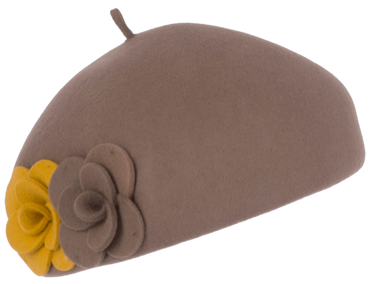 Vintage_FLOWERED_Wool_BERET_Retro_Classic_Hat_Blumen_BASKENMueTZE_-_Beige_killer_kirshce_1nbU1lkXhnXwYM
