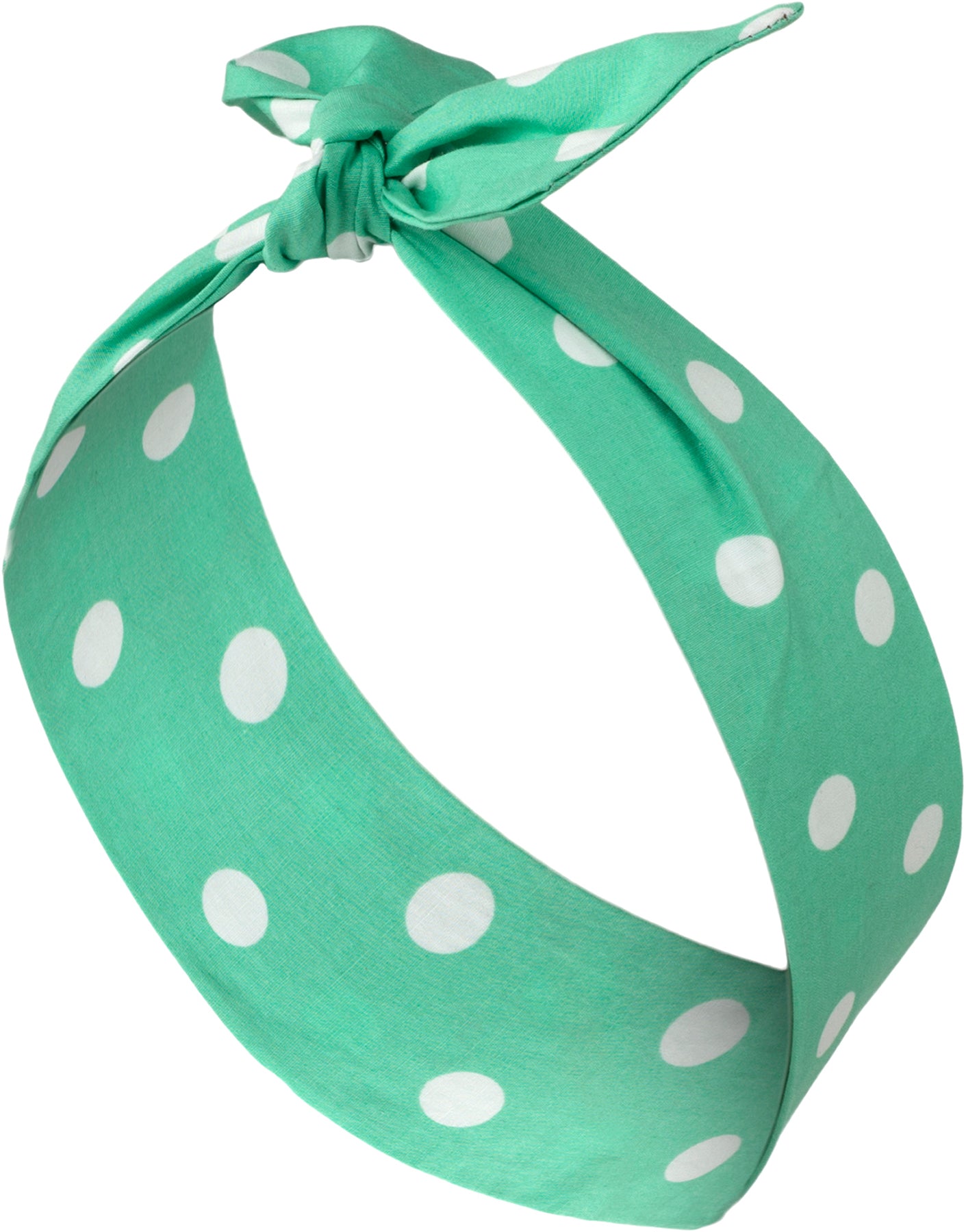 Vintage_ILLA_Polka_Dots_PUNKTE_Retro_50s__Pin_Up_HAARBAND_Headband_gruen_killer_kirscheAWi4mqTzKu99s