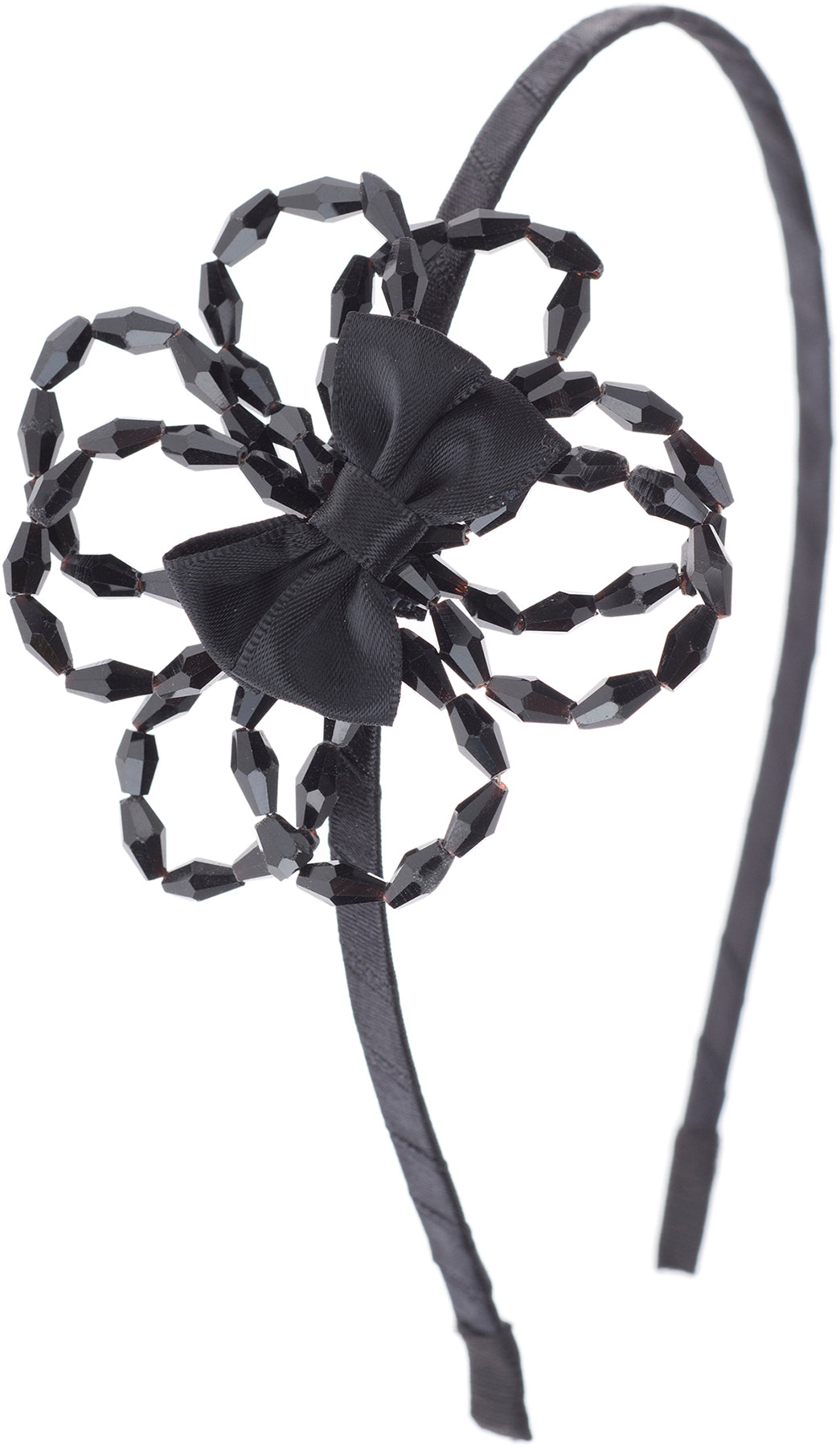 Vintage_IZOLA_Bow_SCHLEIFE_Perlen_Cloverleaf_HAARREIF_Hairband_killer_kirschebpM1xchwKnZQN
