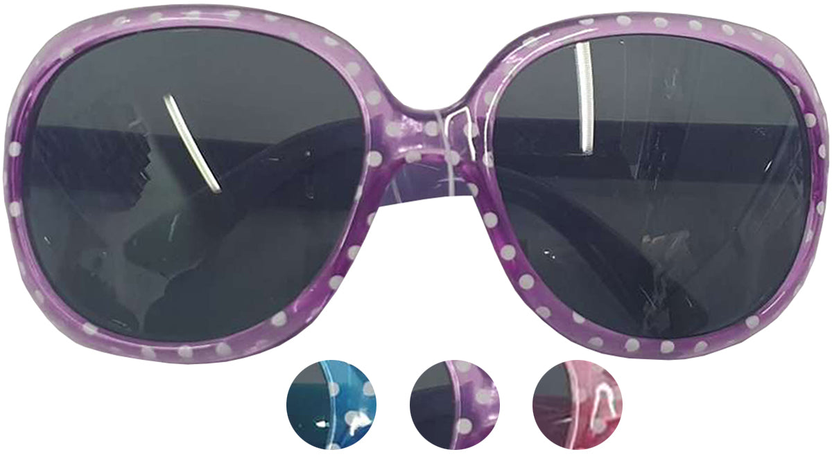 Vintage_KINDER_Retro_POLKA_DOT_Punkte_Sunglasses_SONNENBRILLE_for_KIDS_Galerie