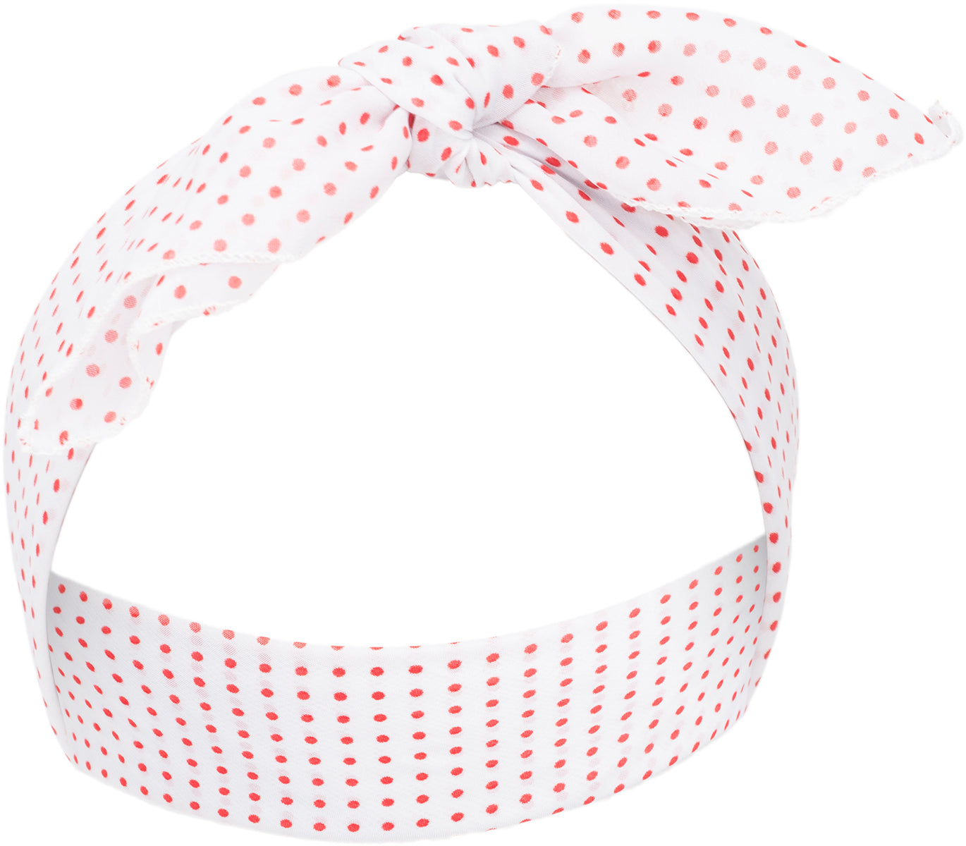 Vintage_LISEL_Polka_Dot_CHIFFON_Punkte_Haarband_BANDANA-1