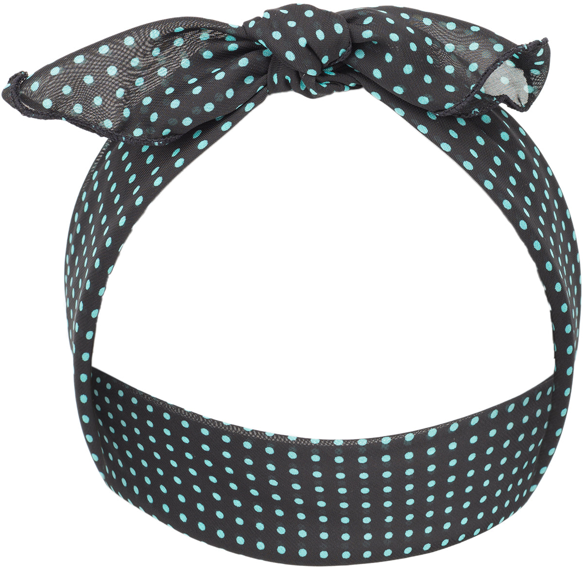 Vintage_LONA_Polka_Dot_CHIFFON_Punkte_Haarband_BANDANA-1