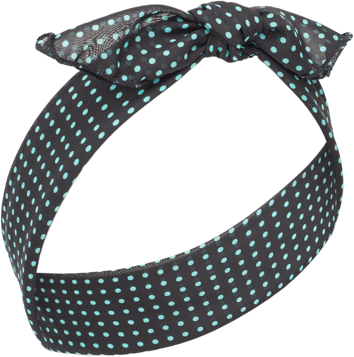 Vintage_LONA_Polka_Dot_CHIFFON_Punkte_Haarband_BANDANA-2