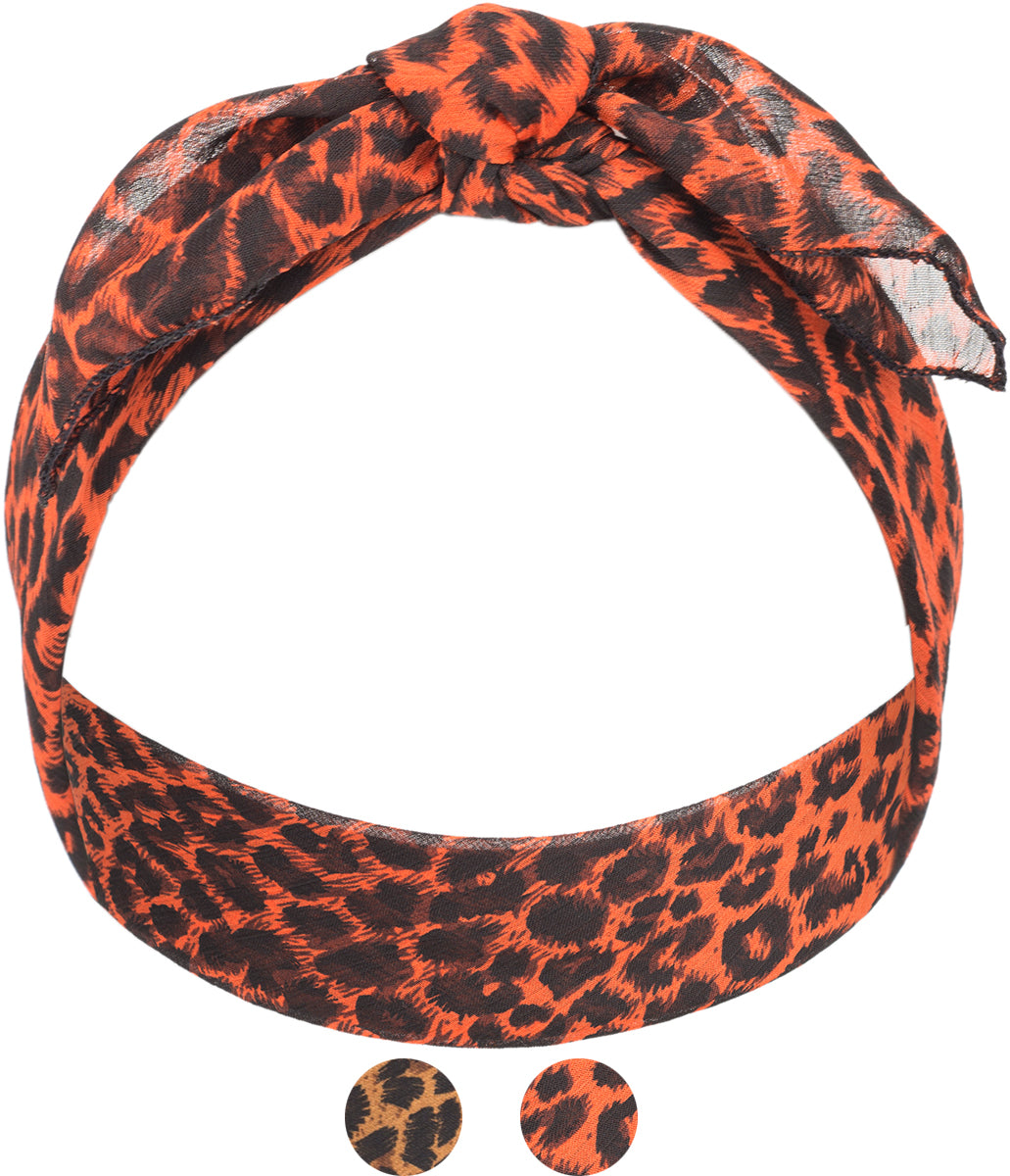 Vintage_MARIKA_Leo_LEOPARD_Print_50s_Haarband_BANDANA_Galerie
