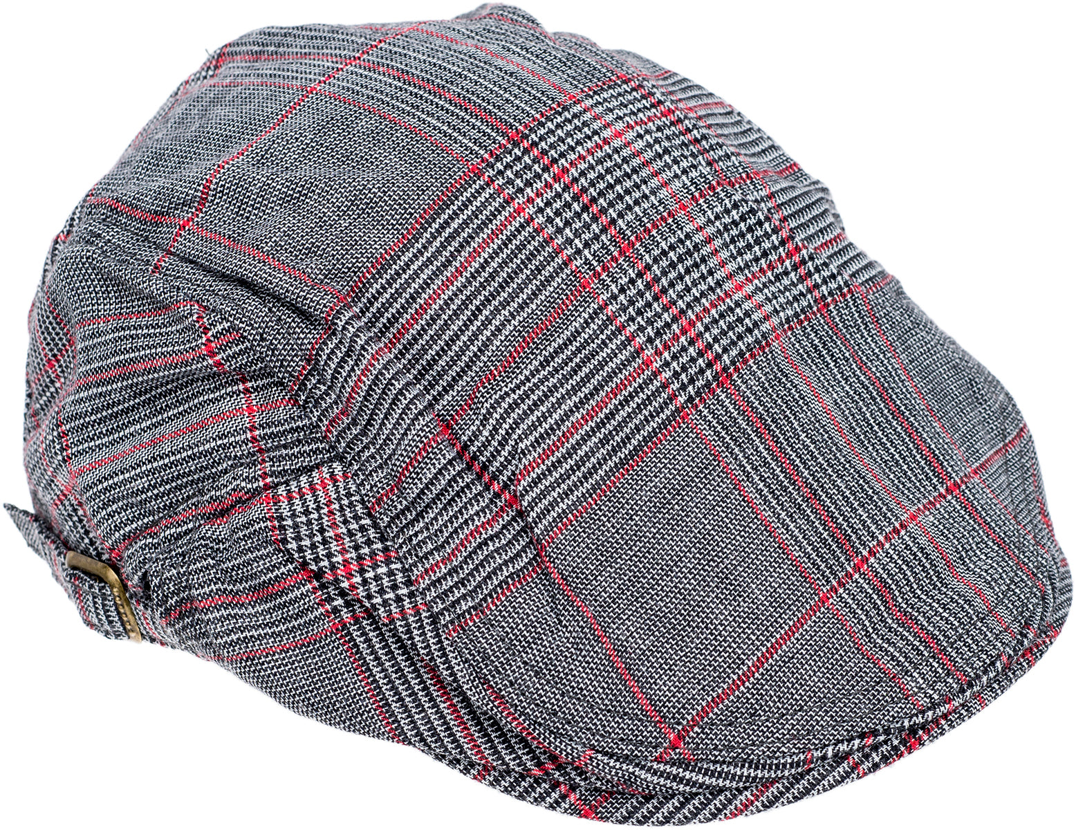 Vintage_Mini_Dogtooth_BW_KARO_Karierte_50s_Schiebermuetze_FLAT_CAP