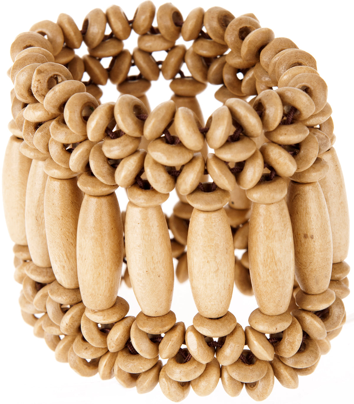Vintage_OSTARA_Tiki_WOODEN_PEARLS_Flower_Holzperlen_ARMBAND-1zAGXHK2QP2ako