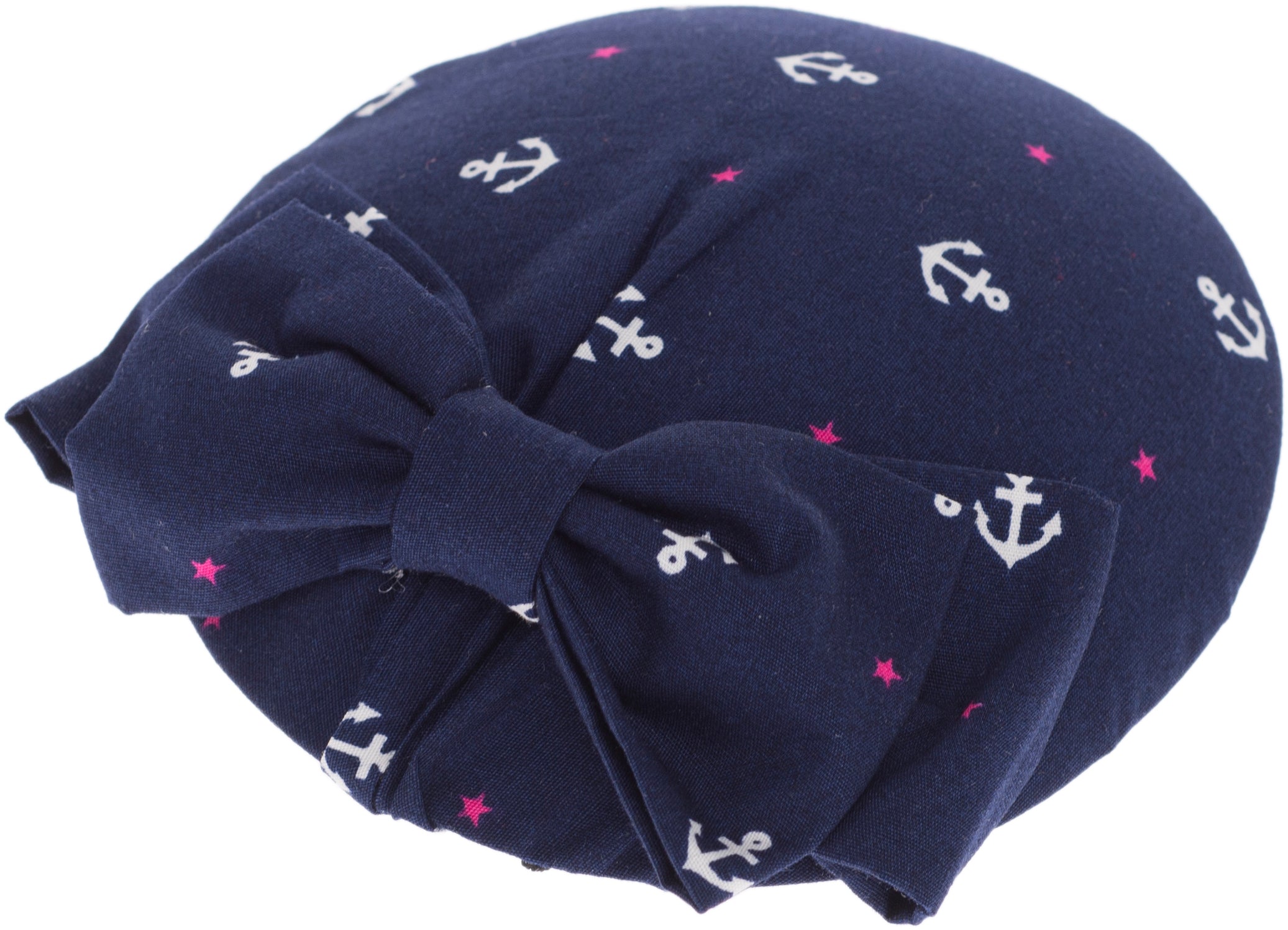 Vintage_PAGE_Sailor_ANCHOR_Anker_Nautical_PILLBOX_Huetchen_Fascinator_blau