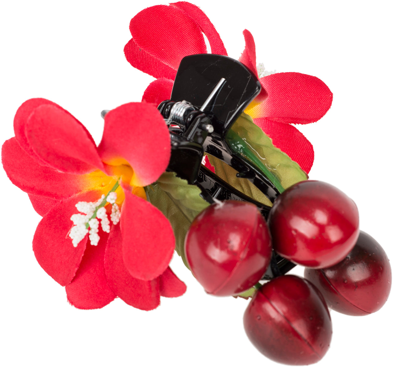 Vintage_SVANTJE_Floral_CHERRY_Kirschen_BLUMEN_Haarklammer_SPANGE-5xBbq1YePZ3Dnf