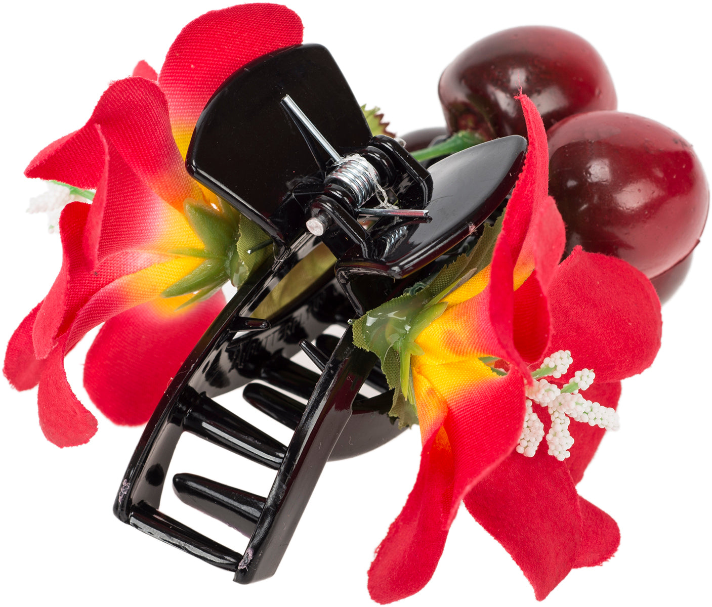 Vintage_SVANTJE_Floral_CHERRY_Kirschen_BLUMEN_Haarklammer_SPANGE-6SNZKcE7uE8jXd