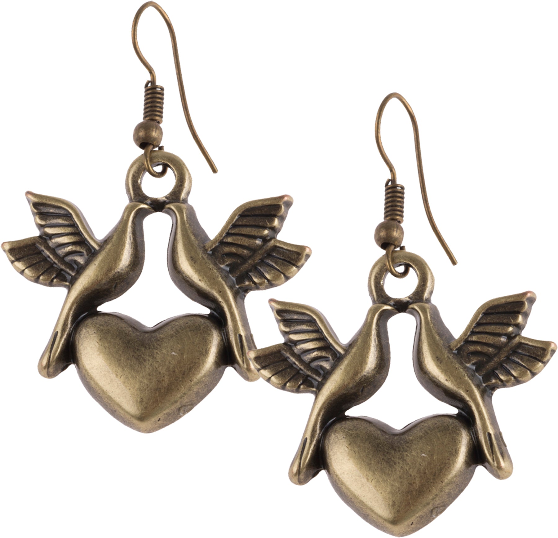 Vintage_TWO_BIRDS_AND_A_KISS_Heart_Herz_Ohrhaenger_killer_kirsche