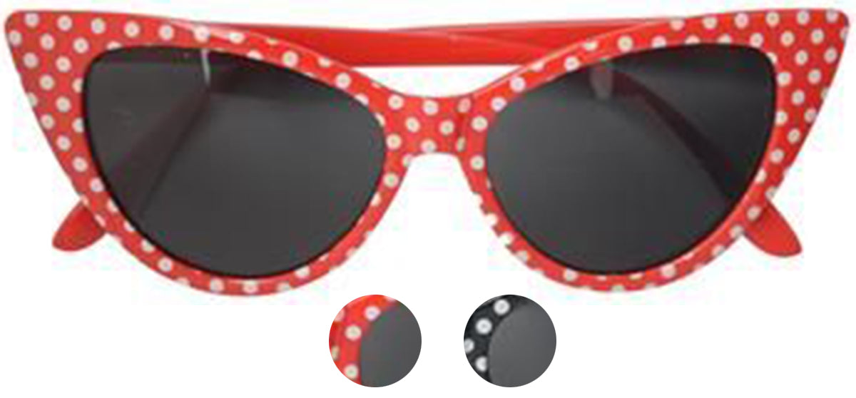 Vintage_ZABA_Polka_Dot_PUNKTE_Cat_Eye_Sunglasses_SONNENBRILLE_Galerie