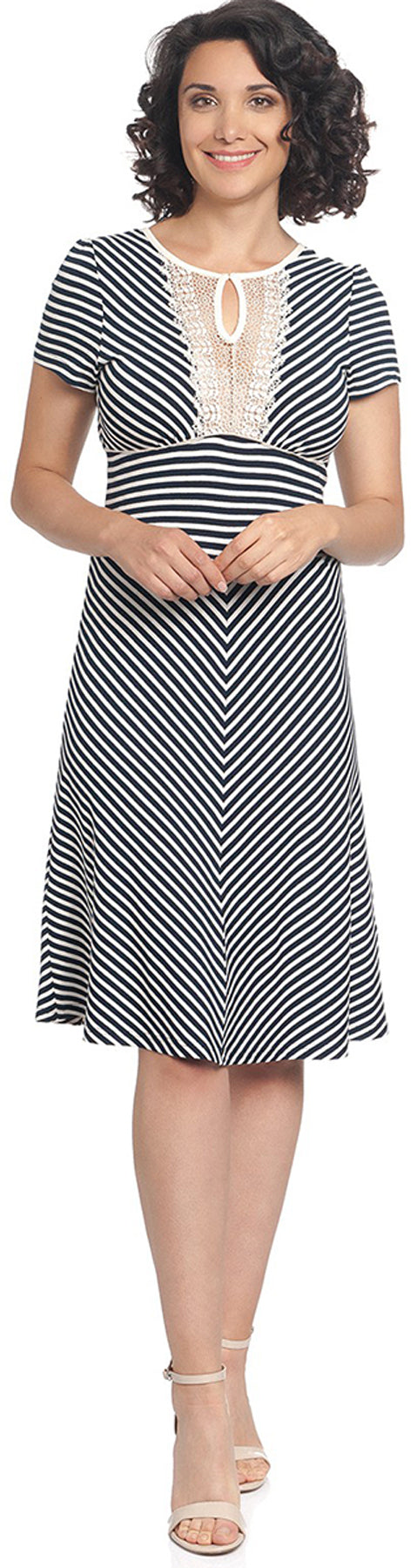 Vive_Maria_BRIGHTON_Streifen_STRIPED_CROCHET_Kurzarm_DRESS_Kleid_killer_kirsche