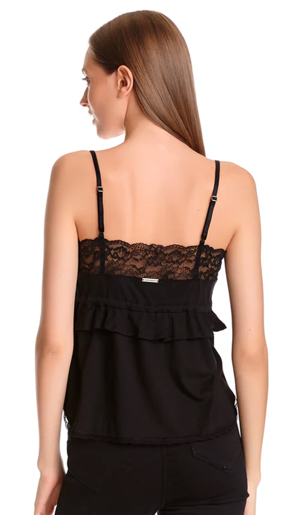 Vive_Maria_CHEZ_COLETTE_Vintage_SPITZE_Lace_V-NECK_Retro_Spaghetti_TOP_Oberteil_-_Schwarz-3