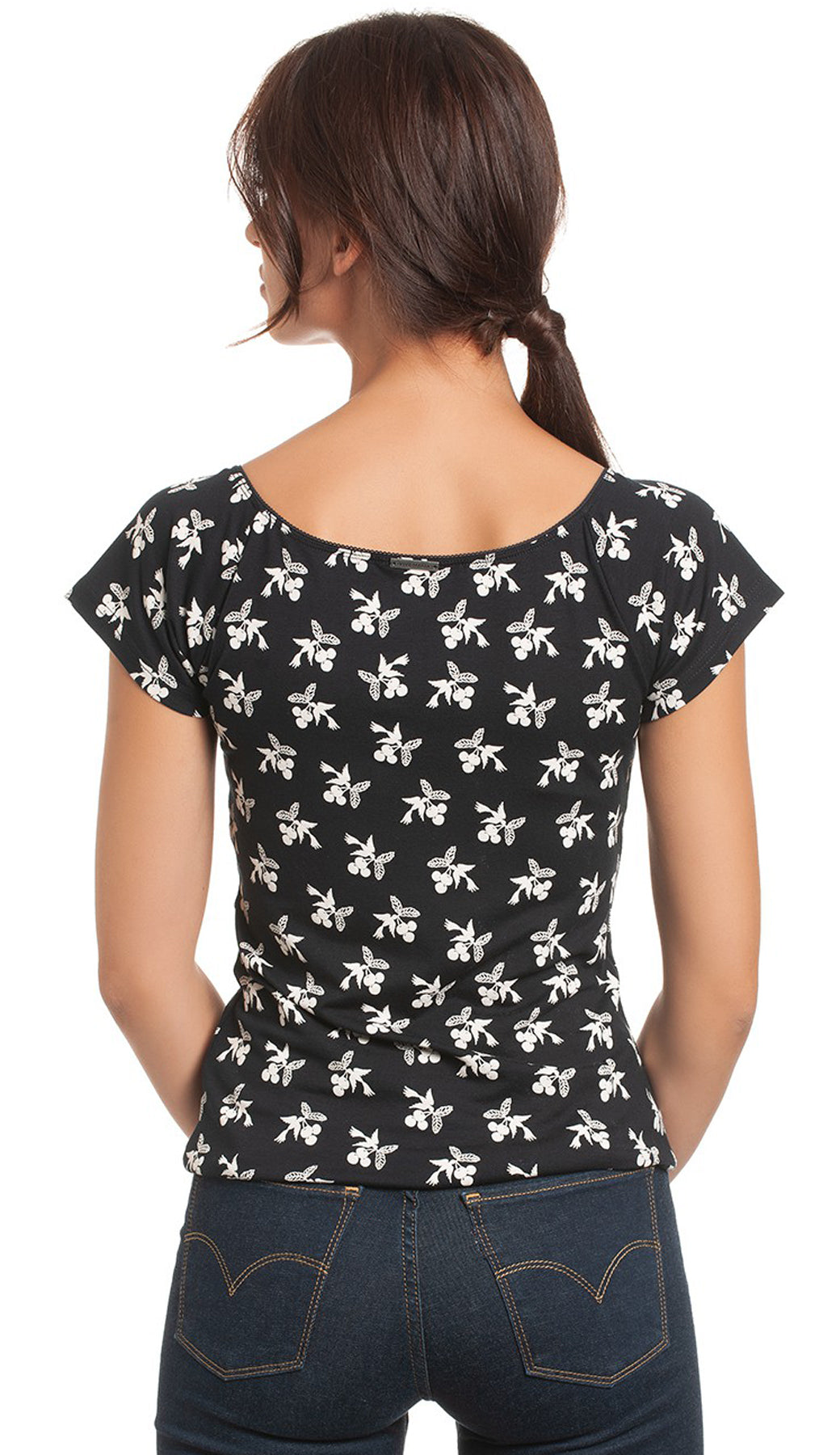 Vive_Maria_Cherry_Summer_Retro_V-Neck_Kirschen_Knoten_Kurzarm_SHIRT_Oberteil_killer_kirsche_2