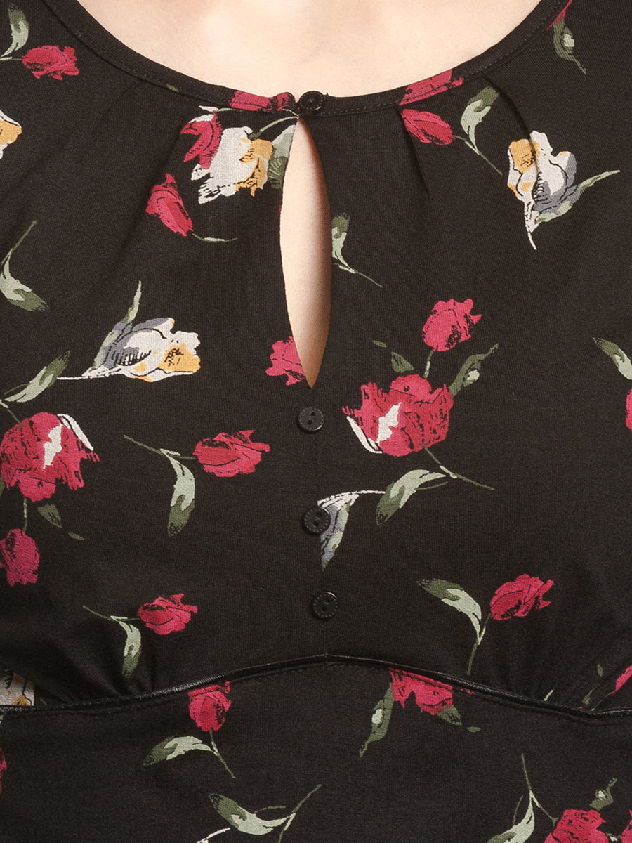 Vive_Maria_EVAS_GARDEN_Vintage_FLORAL_BLumen_Rundhals_Langarm_SHIRT_Oberteil-2