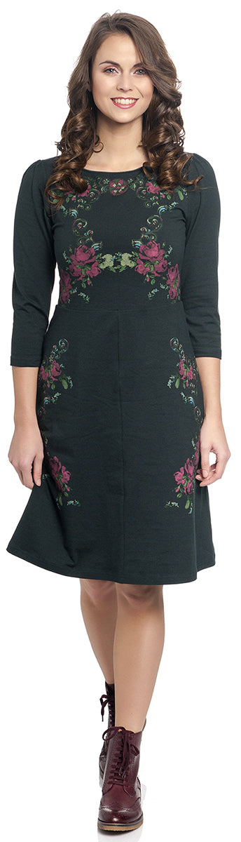 Vive_Maria_FOLK_ROMANCE_Folklore_FLORAL_Blumen_3_4_Arm_Dress_KLEID-1sMMbQaTeNwukT