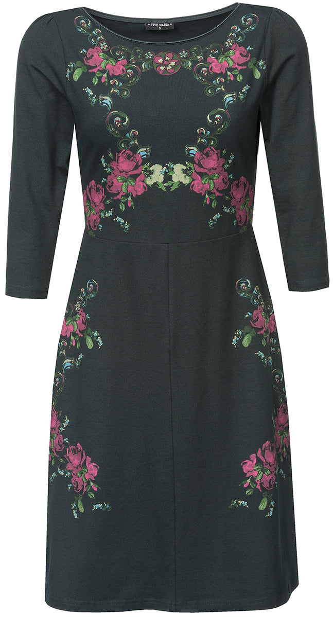 Vive_Maria_FOLK_ROMANCE_Folklore_FLORAL_Blumen_3_4_Arm_Dress_KLEID-4VbBTDvjrSxLLl