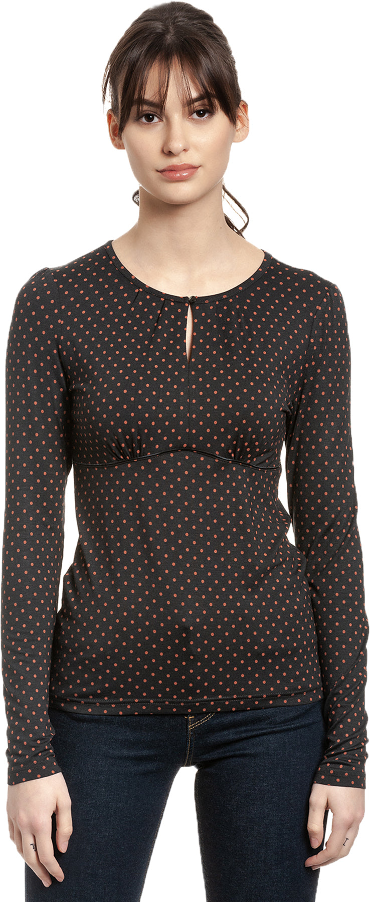 Vive_Maria_HARVEST_DOTS_Retro_PUNKTE_Peephole_Rundhals_Langarm_SHIRT_Oberteil-2