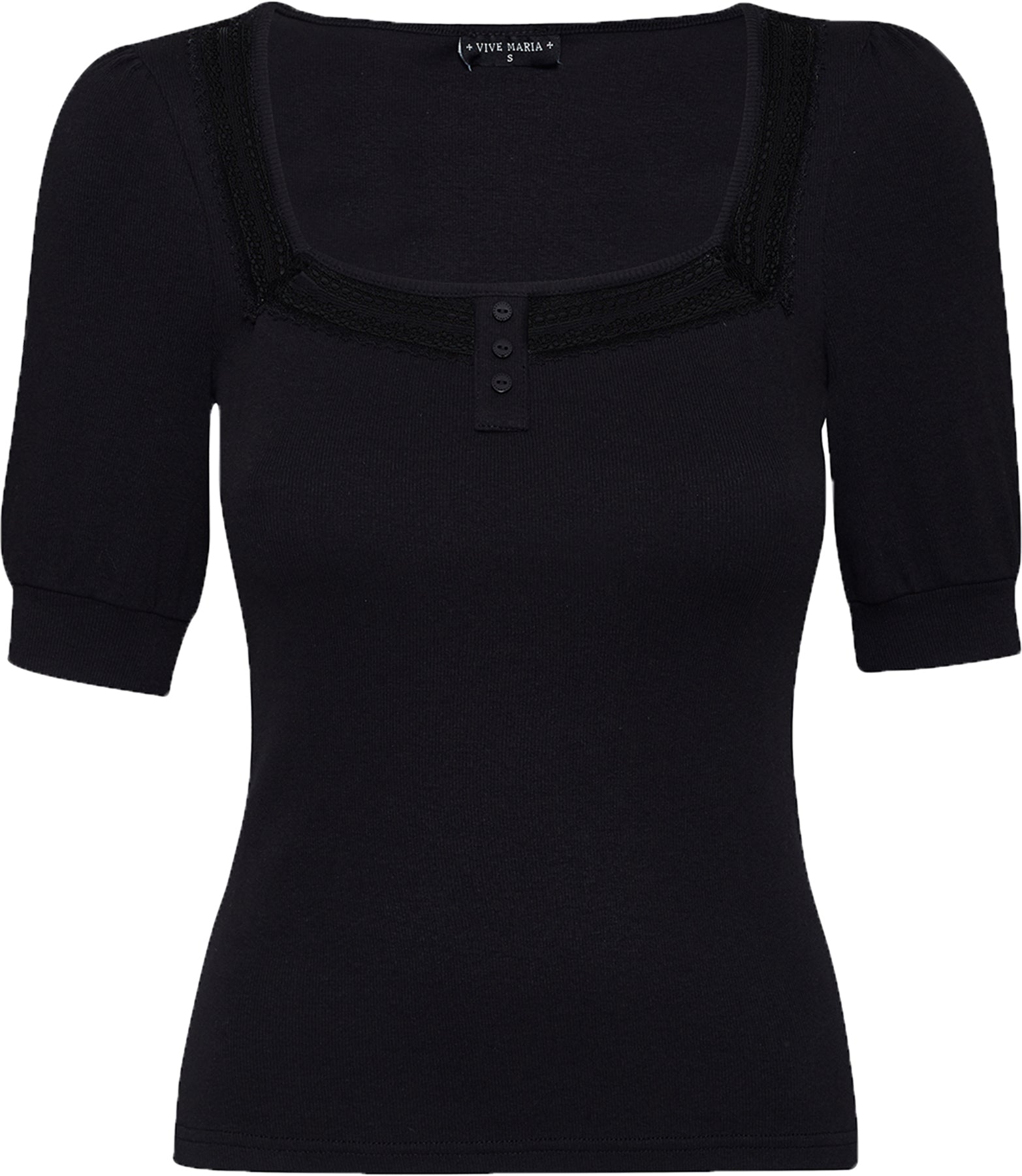 Vive_Maria_LOVELY_DAY_Rippstrick_SPITZE_LACE_Kurzarm_BLUSENSHIRT_Top_Oberteil_Killer_Kirsche-1