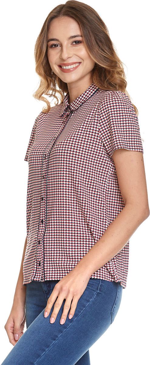 Vive_Maria_MISS_LILOU_Hahnentritt_DOGTOOTH_Kurzarm_Blouse_BLUSE-3kYI8j3WvW8J4w