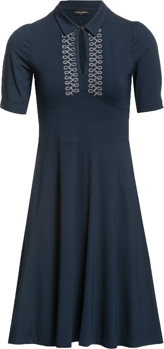 Vive_Maria_MISS_SERGEANT_Vintage_KURZARM_Collar_A-Linie_SHIRT_KLEID_Dress-2