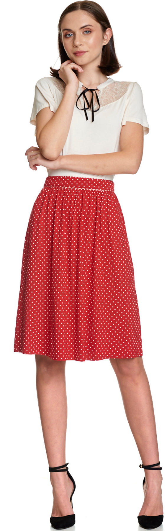 Vive_Maria_MONACO_Vintage_POLKA_DOT_Punkte_50s_SWING_SKIRT_A-Linie_Rock_Rot_killer_kirsche_6