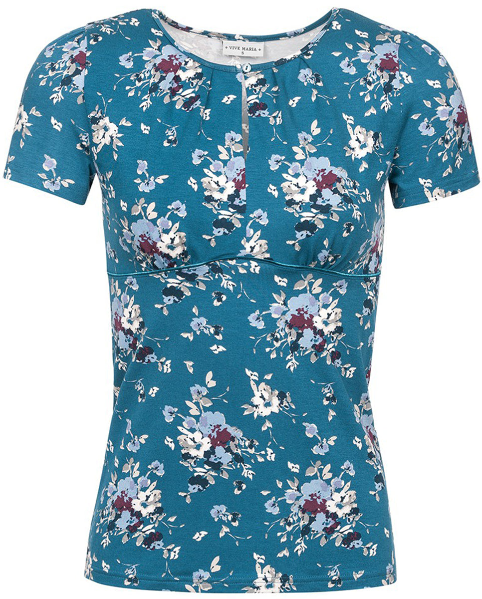 Vive_Maria_MON_AMOUR_Floral_BLUMEN_50s_Keyhole_Kurzarm_SHIRT_Blau-5S3EHmiHHdY24X