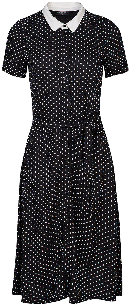 Vive_Maria_MY_ITALIAN_LOVE_Vintage_POLKA_DOT_Punkte_Kurzarm_DRESS_Kleid-2
