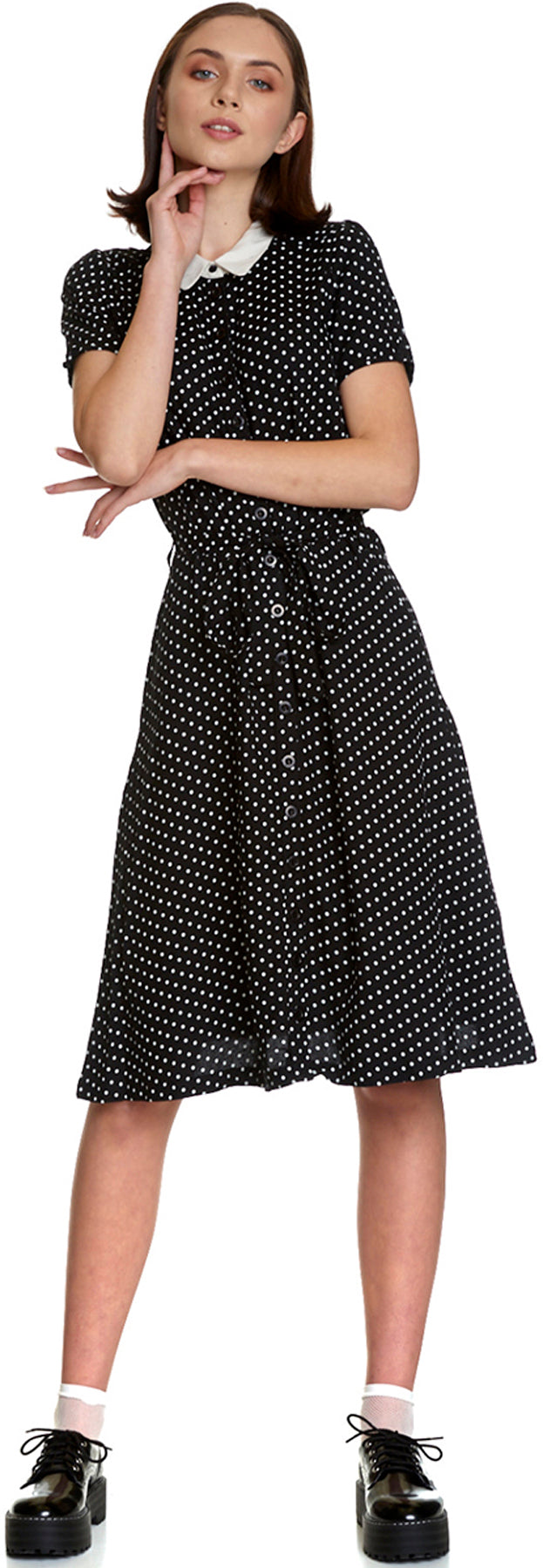 Vive_Maria_MY_ITALIAN_LOVE_Vintage_POLKA_DOT_Punkte_Kurzarm_DRESS_Kleid_killer_kirsche