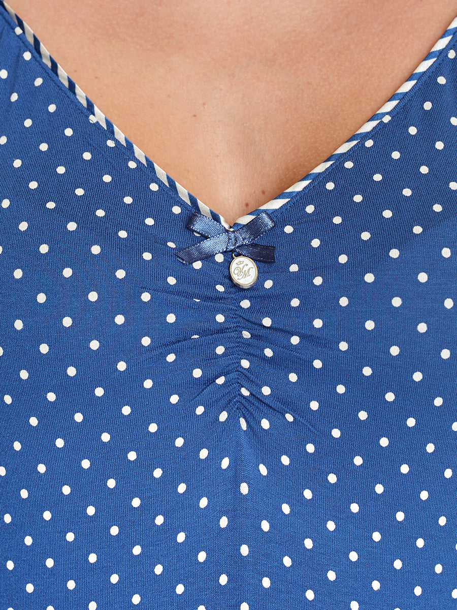 Vive_Maria_NIZZA_Vintage_POLKA_DOT_Punkte_Kuzarm_SHIRT_DRESS_Kleid_Blau-4