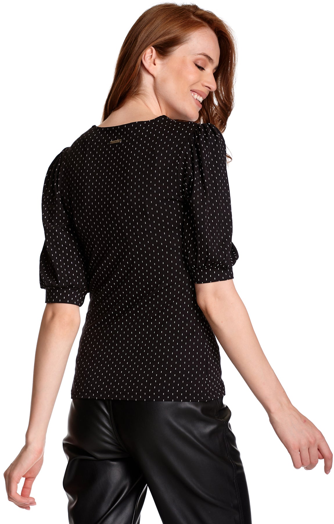 Vive_Maria_PARIS_GIRL_Punkte_LACE_Halbarm_Shirt_Retro_BLUSE_Oberteil_-_Schwarz_killer_kirsche_3