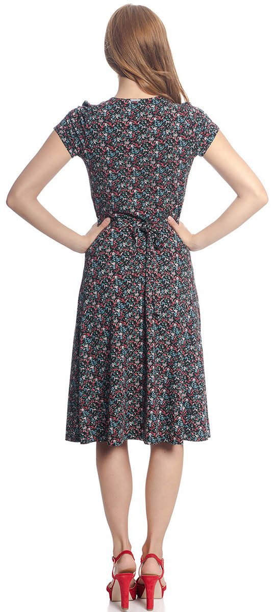 Vive_Maria_PICNIC_Vintage_Floral_FLOWER_Spitze_V-Neck_Kurzarm_DRESS_Kleid-2