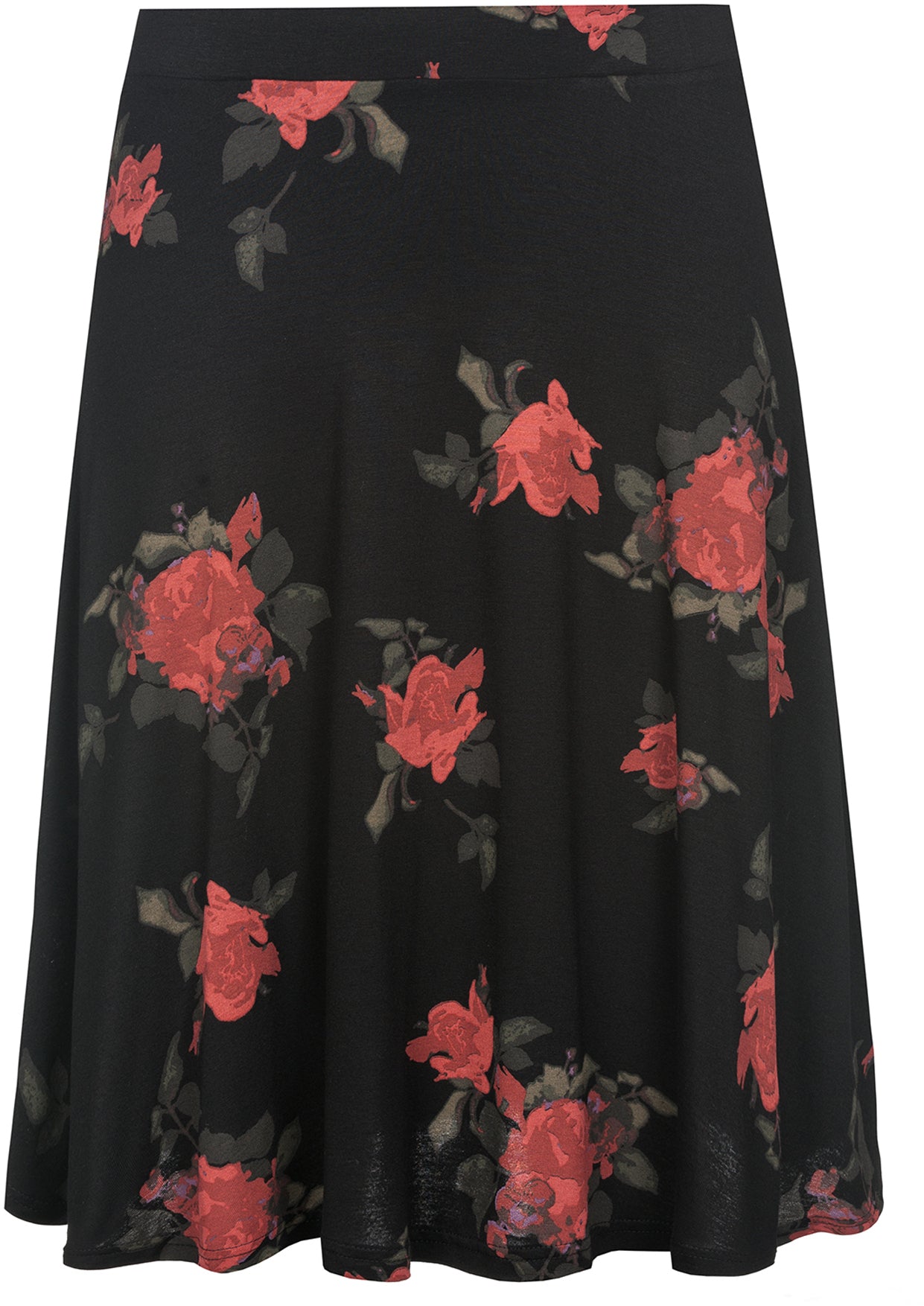 Vive_Maria_RED_ROSE_Vintage_Floral_ROSES_Retro_Skirt_ROCK