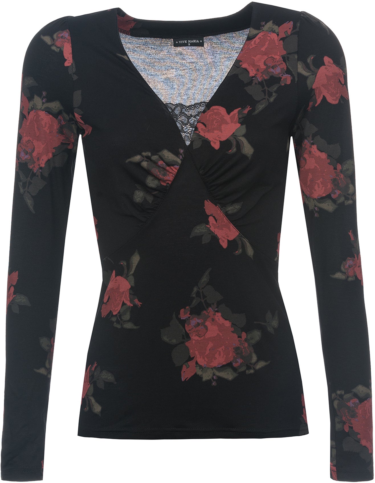 Vive_Maria_RED_ROSE_Vintage_Floral_Roses_LACE_V-Neck_SHIRTr1qH7wVRbfghl