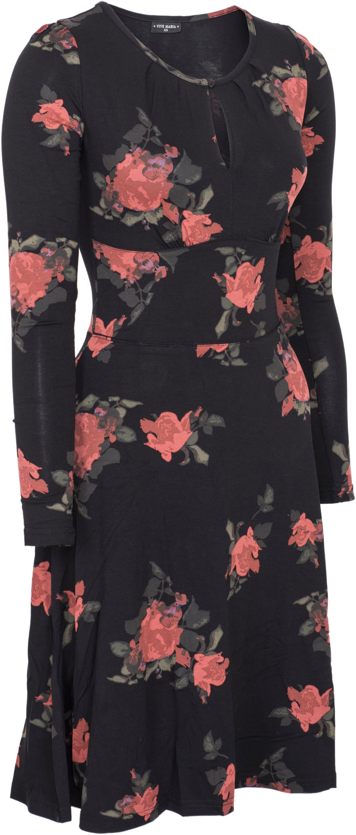 Vive_Maria_RED_ROSE_Vintage_ROSEN_Floral_DRESS_Kleid-2