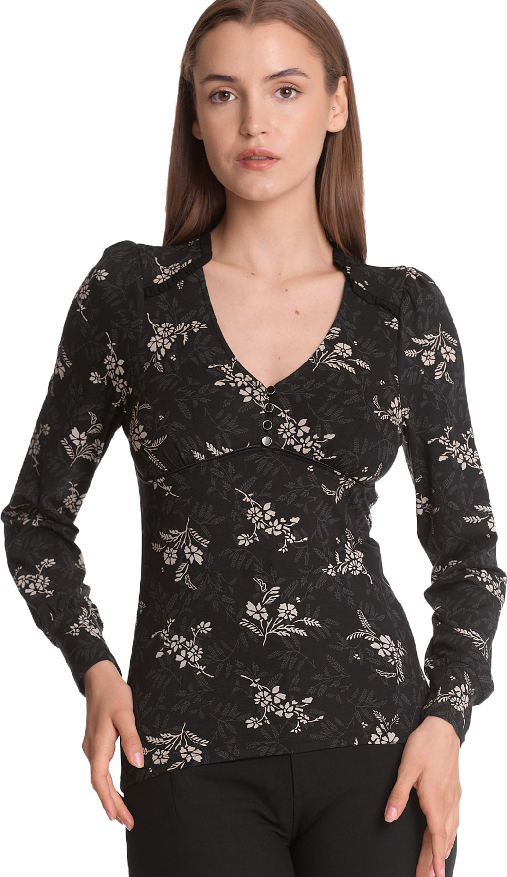 Vive_Maria_REVERIE_FLOWER_Retro_Blumen_V-NECK_Langarm_Ruffle_SHIRT_Top_Oberteil_Killer_Kirsche-10D2gERprblYg4