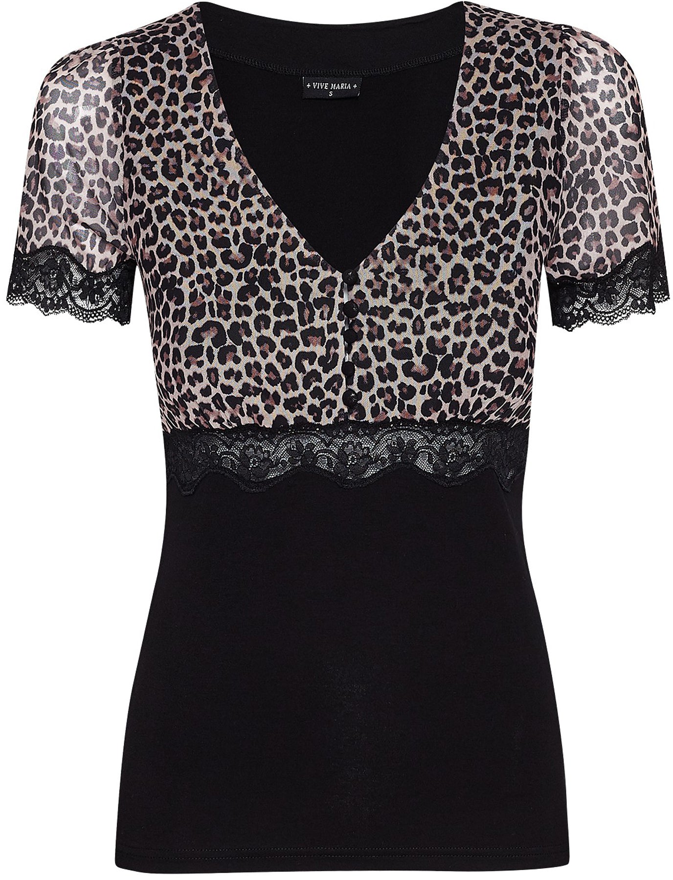 Vive_Maria_Romantic_Leo_Leopard_Lace_Spitzen_Retro_V-Neck_Kurzarm_SHIRT_Oberteil_killer_kirsche_5