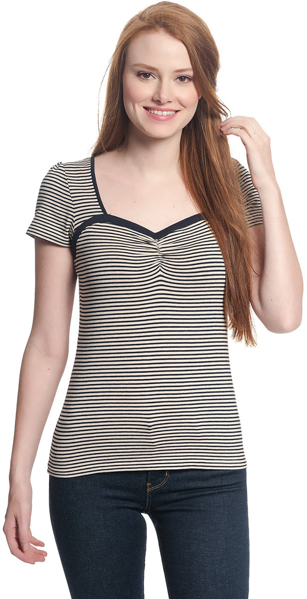 Vive_Maria_SAILOR_SALOON__Vintage_STREIFEN_Kurzarm_SHIRT_Oberteil-1