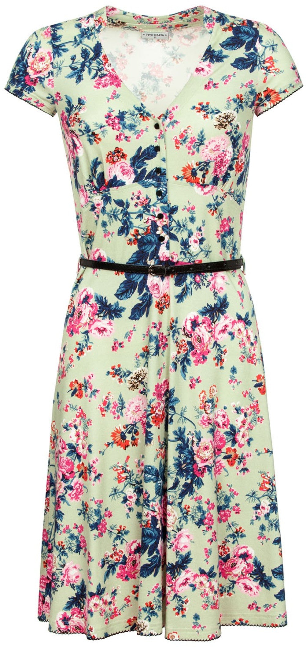 Vive_Maria_SUMMER_BLOSSOM_V-Neck_Vintage_Floral_Blueten_KLEID_Dress