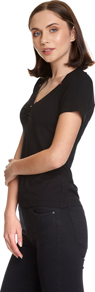 Vive_Maria_SWEET_MARIA_Vintage_PLAIN_V-Neck_Oberteil_SHIRT_Schwarz-30mAUBrMxhiTel