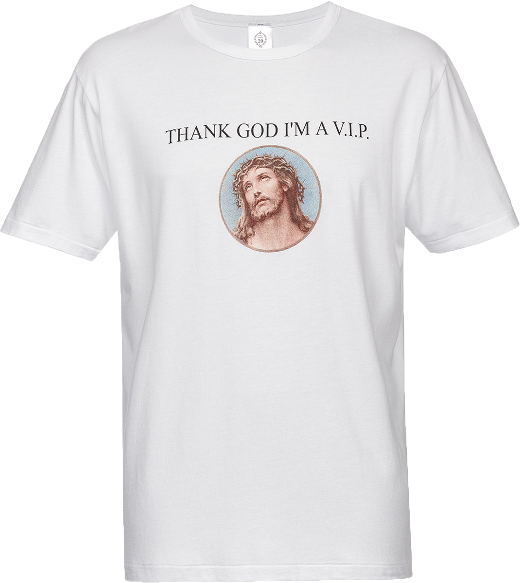 Vive_Maria_THANK_GOD_IM_A_V-I-P-_Retro_JESUS_Kurzarm_Herren_T-SHIRT_Oberteil-1FzOIvduElxI6D