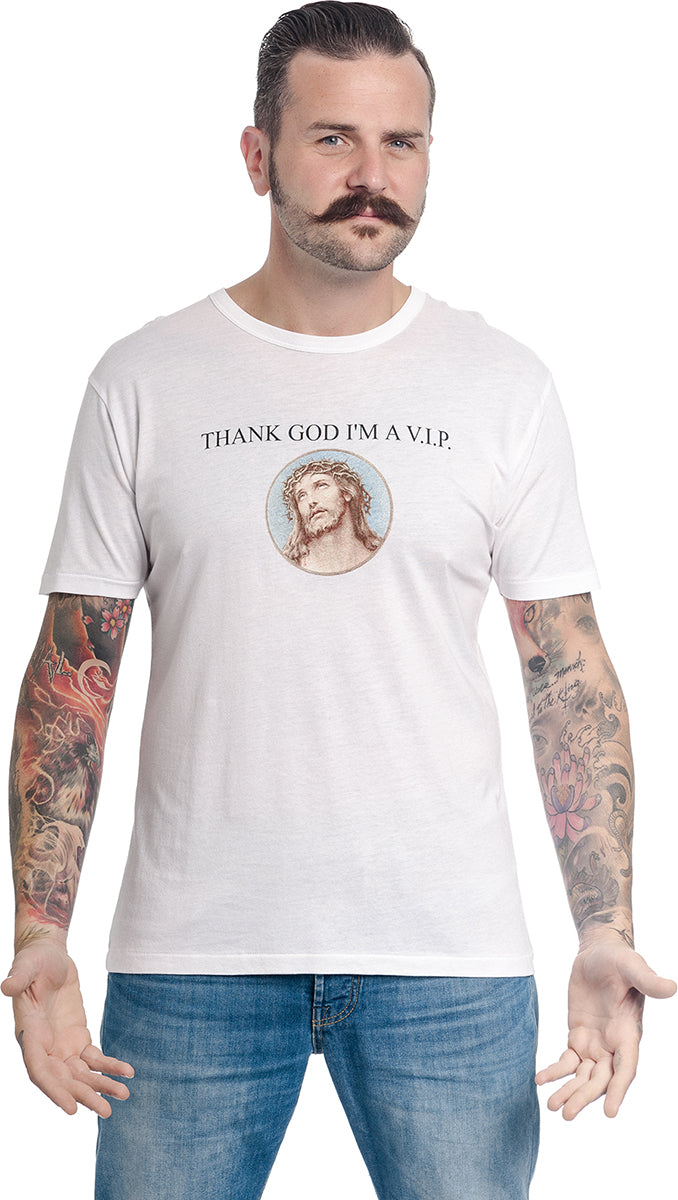 Vive_Maria_THANK_GOD_IM_A_V-I-P-_Retro_JESUS_Kurzarm_Herren_T-SHIRT_Oberteil-2MutyFd6OAVsbf