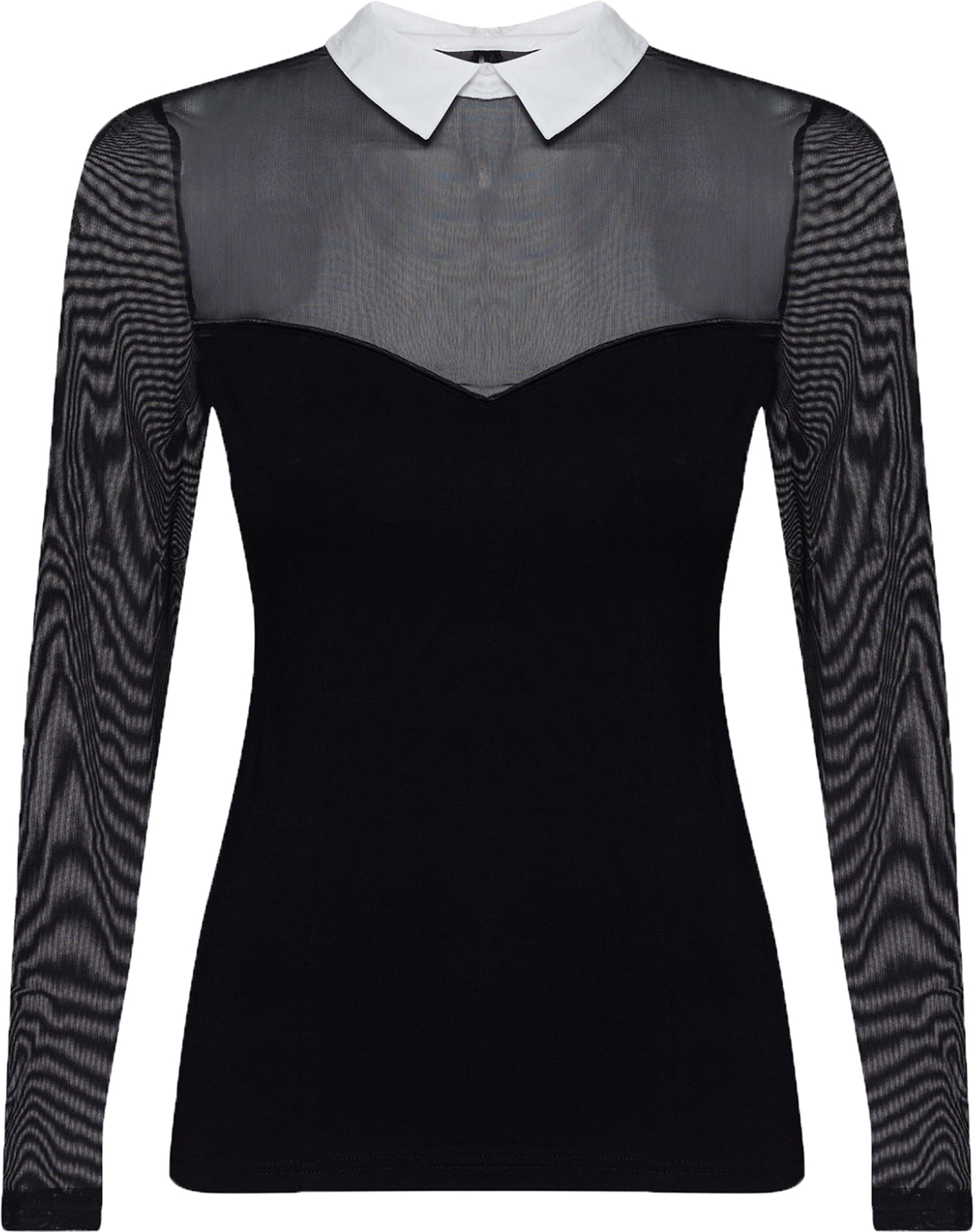 Vive_Maria_TUXEDO_MESH_Retro_TWO-TONE_Kragen_Langarm_Bluse_SHIRT_Oberteil_Killer_Kirsche-1diXXKVu5O8ILR