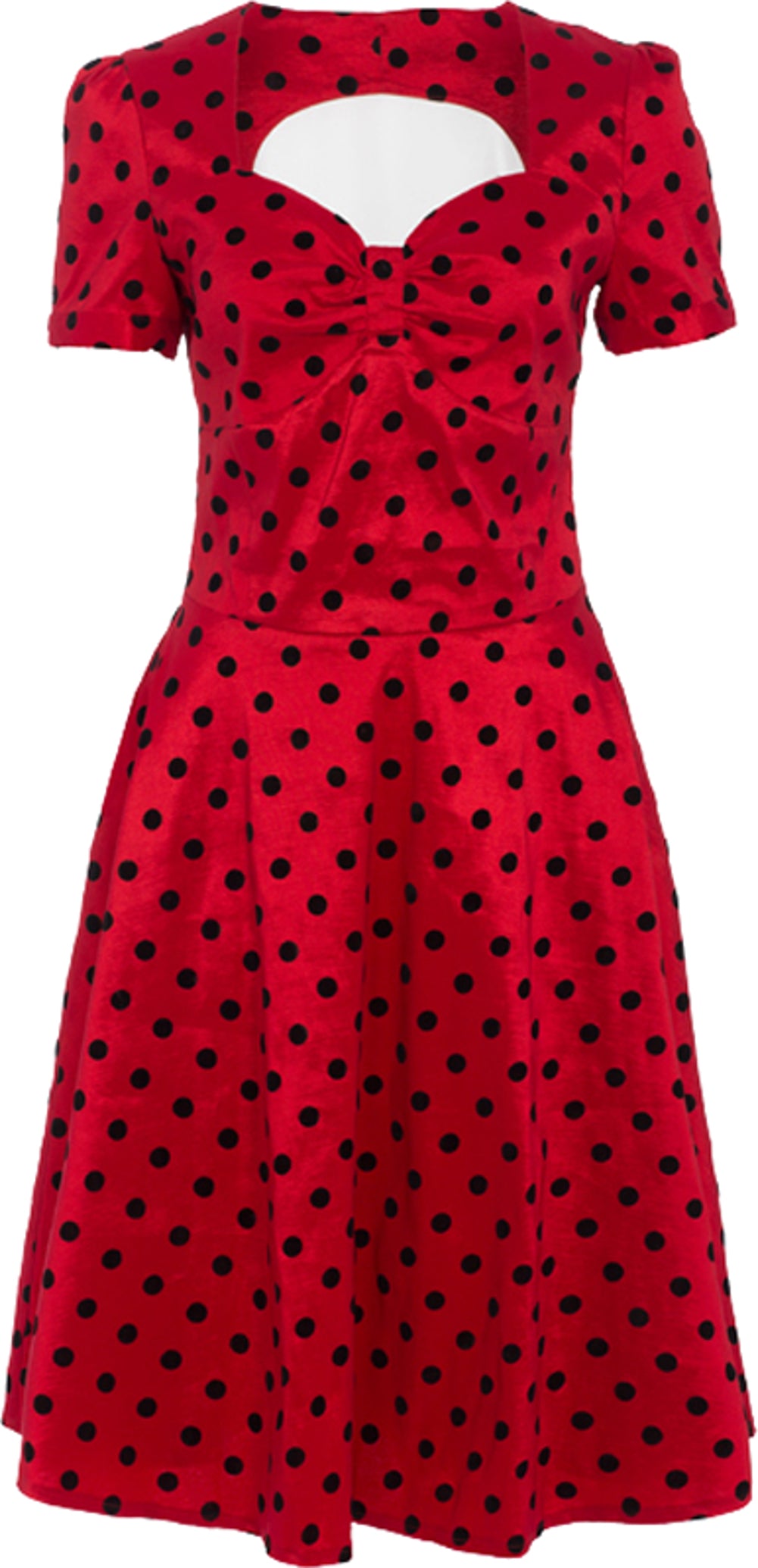Voodoo_Vixen_50s_POLKA_DOTS_Peephole_Punkte_Pin_Up_KLEID_-_Rot