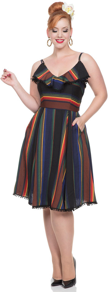 Voodoo_Vixen_ADELYN_Retro_POM_POM_Striped_RUFFLE_Traeger_Dress_KLEID-2LwKWfkPYouG7L