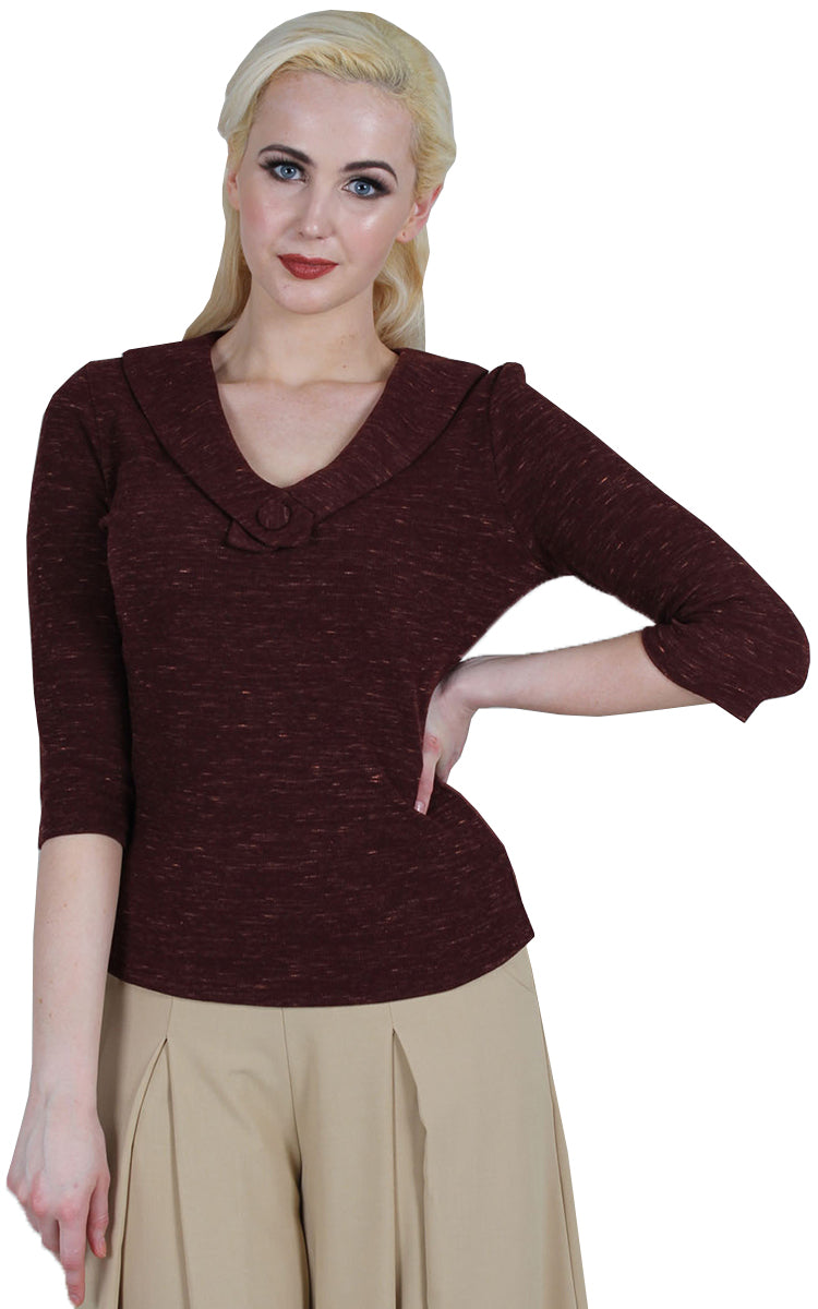 Voodoo_Vixen_BOBBII_Vintage_RIPPSTRICK_V-NECK_Retro_Dreiviertelarm_SHIRT_Oberteil-1mFvZ8tgGc0uXL