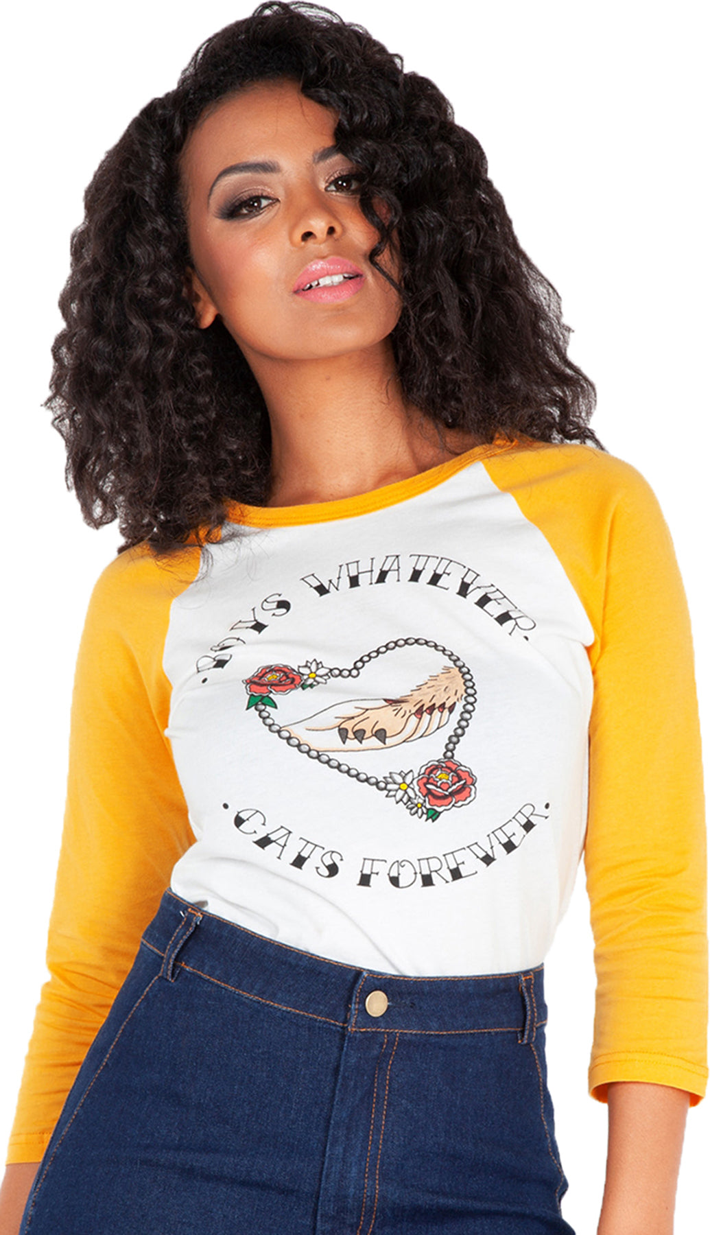 Voodoo_Vixen_CATS_FOREVER_Retro_TATTOO_Motiv_Herz_BASEBALL_SHIRT_Oberteil_killer_kirsche