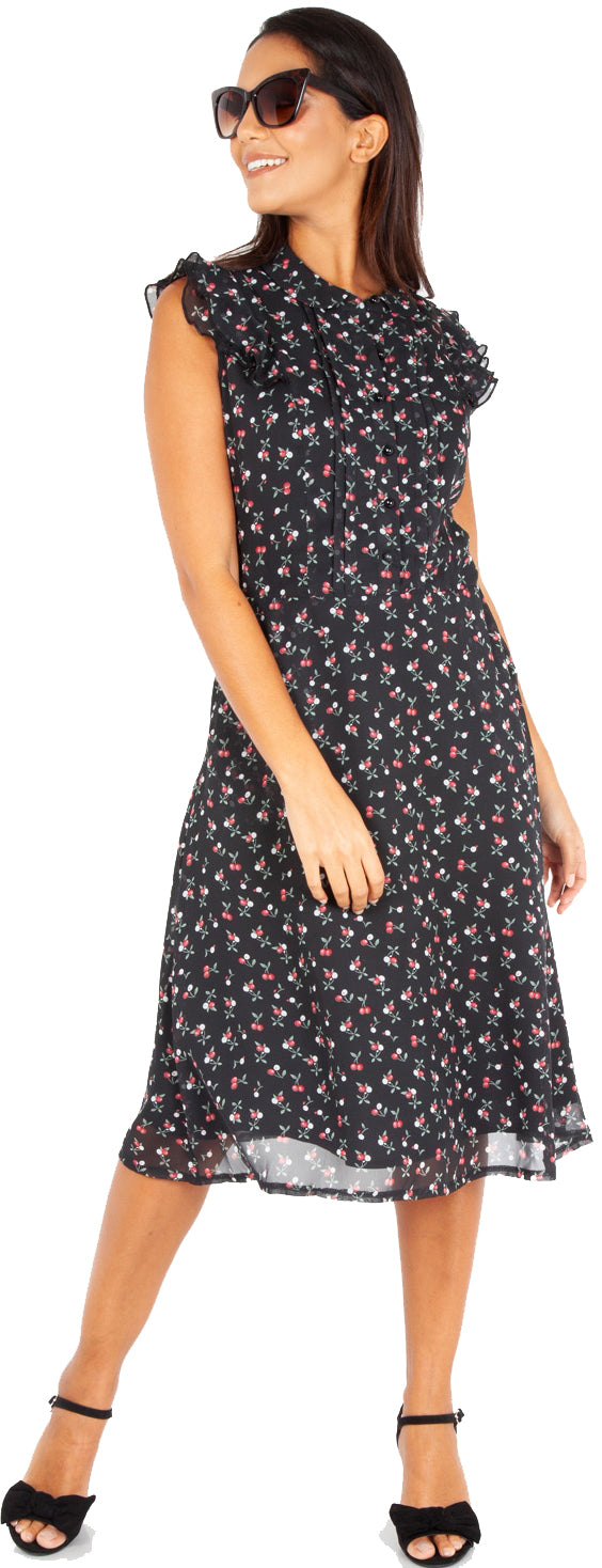 Voodoo_Vixen_CHERYL_Chiffon_CHERRY_Vintage_RUFFEL_Dress_KLEID_01